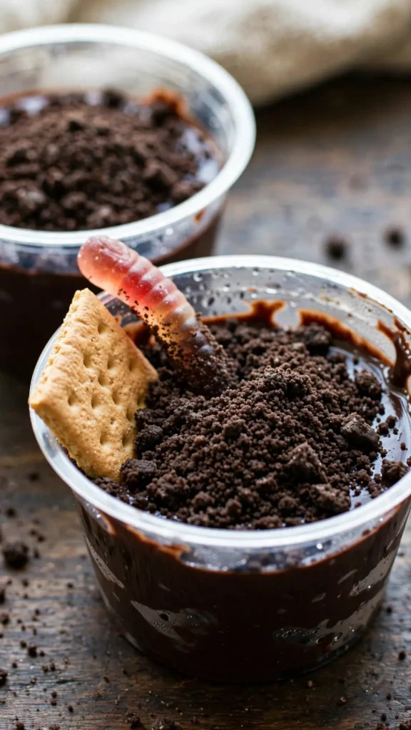 Graveyard Pudding Cups