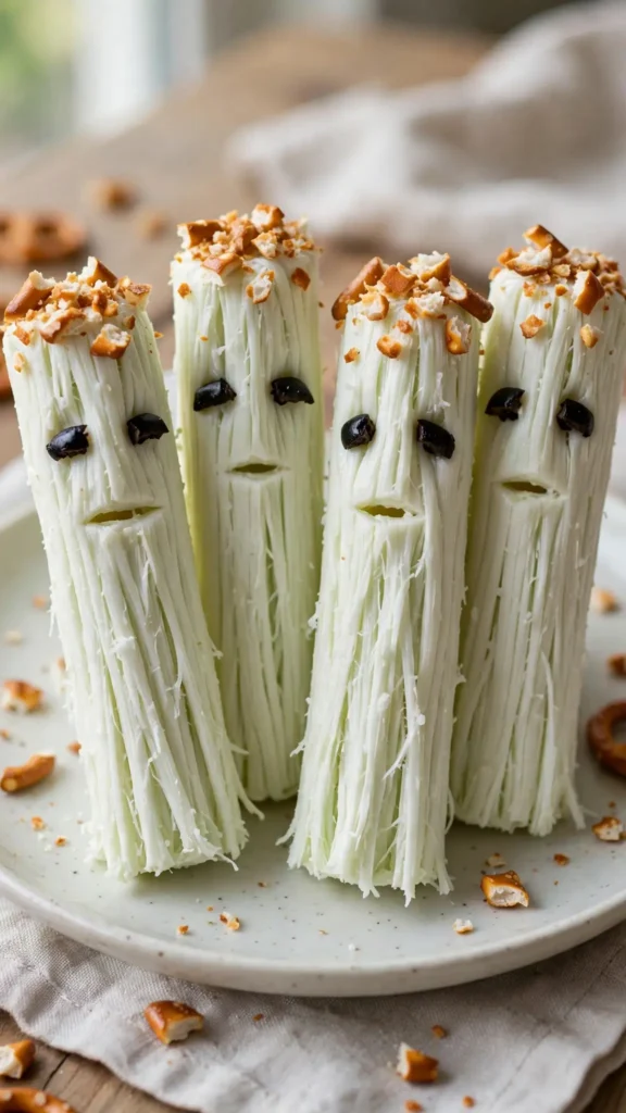 Frankenstein Cheese Sticks