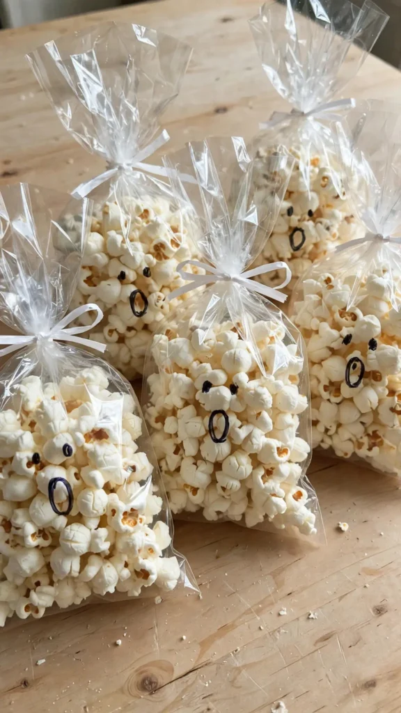 Popcorn Ghost Bags